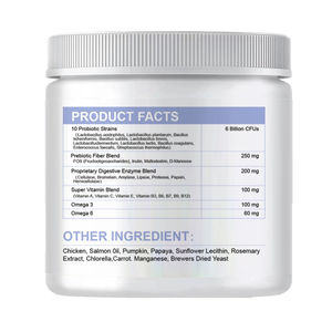 Suplementos Multivitamínicos para Perros y Gatos al por Mayor, Mezcla Probiótica para la Salud Digestiva Intestinal, Proveedor OEM de Suplementos para Mascotas - Product Image 2