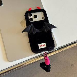 <span class=keywords><strong>Cover</strong></span> Protettiva Antiurto Completa con Corna di Diavolo in Peluche e Corda per <span class=keywords><strong>Apple</strong></span> 17promax 16pro 15 <span class=keywords><strong>14</strong></span> - Product Image 4