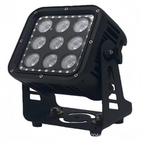Projecteur PAR LED extérieur 6-en-1 étanche IP65 à 9 batteries avec contrôle Wi-Fi/DMX pour spectacles