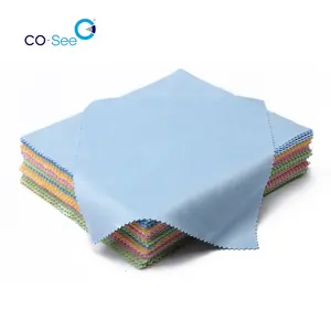 कस्टम Microfiber कपड़े धूप का चश्मा चश्मा कपड़ा साफ सफाई लेंस क्लीनर कपड़ा