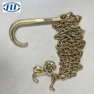FLT Factory Forged Container Tow Heavy Duty Truck Chain V Bridle With RTJ Cluster Hook