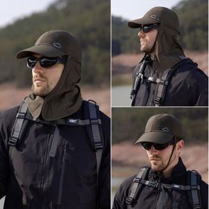 Gorra de Béisbol de Secado Rápido, Gorros de Pesca con Protección Solar UPF 50+, Gorro de Protección UV para Senderismo al Aire Libre con Solapa Extraíble para el Cuello - Product Image 3