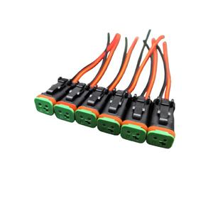 ขั้วต่อแบบตัวเมียสีดำ <span class=keywords><strong>2</strong></span> ขา ขนาด 16 AWG ยาว 15 ซม. สำหรับเซ็นเซอร์น้ำมันรถยนต์ หัวฉีดน้ำมันเชื้อเพลิง ไฟส่องสว่าง สายไฟแบบพิกเทล ผลิตโดยโรงงาน - Product Image 4