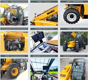 Manipulador Telescópico 4x4 con Pluma de Elevación de 7m 10m 14m 18m de Altura, Capacidad de Carga de 3 Toneladas 3.5 Toneladas 4 Toneladas 5 Toneladas 6 Toneladas - Product Image 5