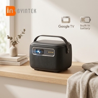 Proyector DLP Inteligente BYINTEK R20 Max 4K, 500 ANSI, Batería Recargable de 15600 mAh, Mini Proyector Portátil para Cine en Casa