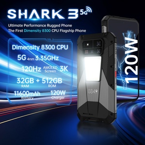 สมาร์ทโฟน 8849 Shark 3 รุ่นทนทาน 5G หน้าจอ 3K Amoled 120HZ ขนาด 6.73 นิ้ว ความจุ 16+512GB แบตเตอรี่ 11600mAh ระบบปฏิบัติการ Android 14 กล้องมองกลางคืน กล้องหลัก 50MP พร้อมไฟส่องสว่างสำหรับตั้งแคมป์ - Product Image 5