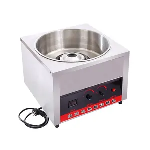 Hete Verkoop Elektrische Snoep Suikerspin Maker Commerciële Roestvrijstalen Marshmallow Maken Machine 220V/110V 500-1000W Verstelbaar