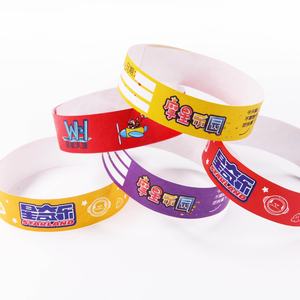 Pulseras Promocionales de Papel Desechables Personalizadas, Impresas Digitalmente e Impermeables, para un Solo Uso en Fiestas y Eventos de Parques de Diversiones - Product Image 4