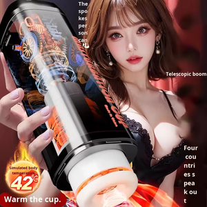 Masturbador Telescópico Giratorio con Calefacción, Totalmente Automático e Inteligente para Adultos, Copa de Masturbación Automática - Product Image 2