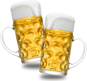 Verres à bière en plastique transparent en polycarbonate acrylique incassable personnalisés <span class=keywords><strong>de</strong></span> 1,5 L et 1,8 L avec poignée - Product Image 2