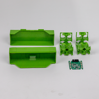 Boîtier de batterie, coque de batterie et kit de carte de circuit imprimé BMS en nickel pour batterie Li-ion 14,4 V des robots i7, i7+, i4+, i3, i3+, E5, E6