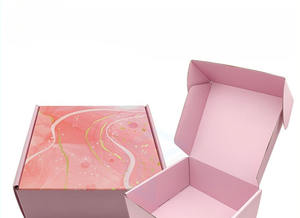 Vente en gros de vêtements cadeaux écologiques épaissis avec logo personnalisé grande boîte cadeau d'expédition postale pour cadeau d'anniversaire de Noël - Product Image 2