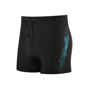 Traje de baño de secado rápido para hombre, color negro con patrón azul, talla para adultos, ajuste holgado para nadar, deportes de playa - Product Image 5