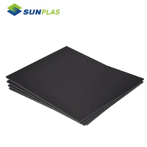Sunplas Black Abs Plastic Vel Vlamvertragende Plastic Abs Sheet Voor Koffer Maken