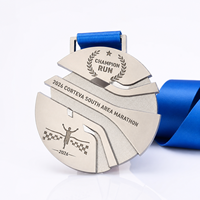 Médailles personnalisées pour la course à pied, la natation, le taekwondo, le tennis, le football, le tir, le volley-ball, médailles vierges, trophées sportifs en métal