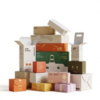 Boîte en carton blanc personnalisée pour emballage de gâteaux de lune, thé, cosmétiques, impression couleur, boîte à surprises, boîte vide, personnalisation, impression UV