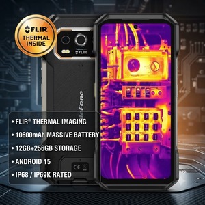 <span class=keywords><strong>Ulefone</strong></span> Armor 27T Pro+ 5G โทรศัพท์มือถือสุดแกร่ง ระบบปฏิบัติการ Android 15 กล้องถ่ายภาพความร้อน แบตเตอรี่ 10600mAh แรม 12GB ความจุ 256GB สมาร์ทโฟนมองเห็นในเวลากลางคืน - Product Image 1
