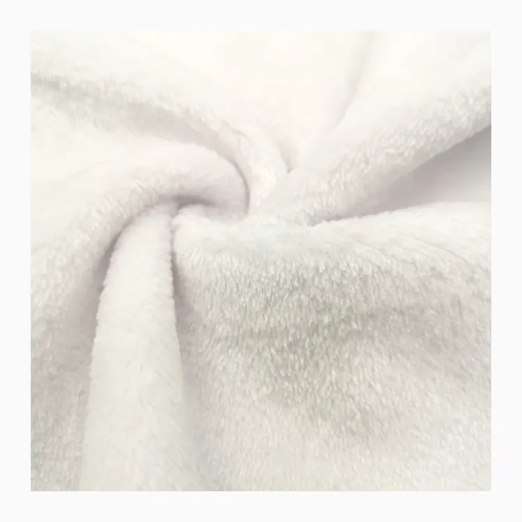 Sublimation vente en gros, tissu pur Polyester extensible Double face, tissu Minky pour couverture