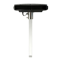Lampe de signalisation routière solaire à détection radar par flash synchrone GPS pour poteau d'autoroute