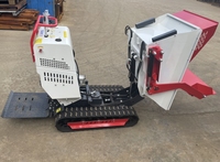 Mini-Raupenlader mit Frontentladung, Hydraulischer Hubmechanismus, Motor- und Getriebeantrieb für Bauarbeiten