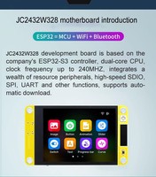 Carte de développement ESP32 2,8 pouces avec écran WiFi Bluetooth, module d'affichage tactile capacitif HMI