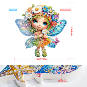 VANCY ARTS <span class=keywords><strong>5D</strong></span> DIY Fleur Fée Filles Diamant Art Kit Cristal Broderie <span class=keywords><strong>Strass</strong></span> Acrylique Table Top Décoration - Product Image 4