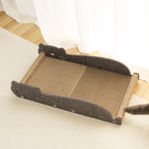 Cama para Gatos de Fieltro Ecológica y Personalizable, Cueva Plegable para Mascotas, Rascador Desmontable, Opciones de Color y Forma, Empacada en Caja - Product Image 3