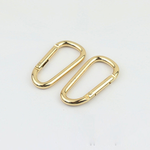 Kẽm Hợp Kim Móc Chìa Khóa Khóa Vòng Hình Dạng Mùa Xuân Snap Móc Và Hình Bầu Dục Clip Kim Loại Carabiner Và Vòng Xe Ô Tô Chìa Khóa - Product Image 4