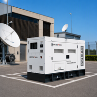Groupe électrogène diesel insonorisé Cummins 75 kVA, générateur diesel silencieux 60 kW, refroidissement par eau, sans balais, certifié CE