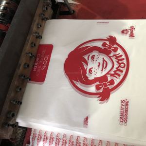 Biểu Tượng Tùy Chỉnh In 28-60 GSM PE Không Thấm Mỡ Giấy Thức Ăn Nhanh Burger Bánh Sandwich Gói Bánh Mì Đường Bao Bì Thực Phẩm Đôi Cookie - Product Image 5