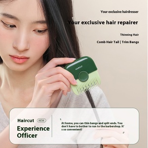 Práctico Dispositivo de <span class=keywords><strong>peluquería</strong></span> dos en uno multifunción especial para niñas, cuchillas de acero inoxidable, tijeras de peine para dividir el cabello roto - Product Image 3