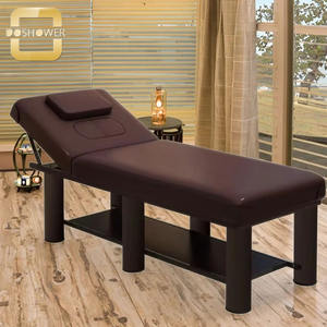 Mobilier de salon durable et élégant de lit facial de beauté moderne avec hauteur <span class=keywords><strong>fixe</strong></span> rectangulaire pour <span class=keywords><strong>table</strong></span> de massage au chocolat - Product Image 1