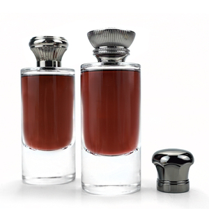 Bouteille de parfum cylindrique transparente à fond épais de 100ml pour pulvérisateur de pompe à capuchon en forme de boule pour pulvérisateur de pompe à capuchon en forme de boule pour <span class=keywords><strong>Parfu</strong></span> - Product Image 5