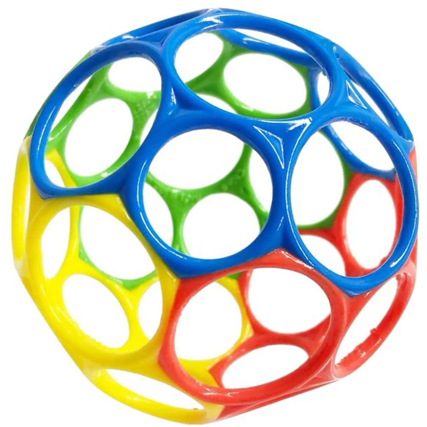 Oball Easy Grasp Classic Ball BPA-Free Infant Toy Red, Yellow, Green, Blue, Ages 0-24Months
