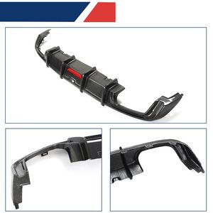 Xe <span class=keywords><strong>A6</strong></span> C8 Sline <span class=keywords><strong>S6</strong></span> sợi carbon khuếch tán phía sau cho <span class=keywords><strong>Audi</strong></span> <span class=keywords><strong>A6</strong></span> <span class=keywords><strong>S6</strong></span> C8 4 cửa 2019 2020 2001 2022 2023 cản sau thấp hơn Lip Spoiler - Product Image 5