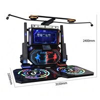 Machine de danse VR interactive tout-en-un pour le divertissement et les combats, équipement de jeu commercial