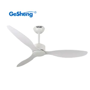 Modern 220v 52 Inch White 3 Plastic Blades Remote Control Vietnam Electric Ac Dc Ceiling Fan No Light Cooling For Hotel