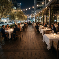 Revêtement de terrasse WPC extérieur traditionnel 3D gaufré, imperméable, antidérapant et écologique |   Bois massif composite plastique personnalisable
