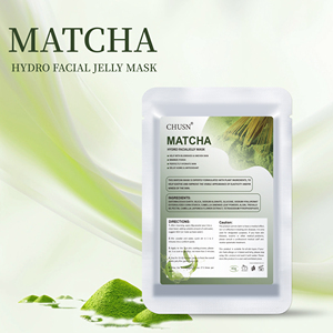 Mascarillas Faciales Coreanas CHUSN OEM Blanqueadoras <span class=keywords><strong>de</strong></span> Maccha, Mascarilla <span class=keywords><strong>de</strong></span> Hidrogel <span class=keywords><strong>de</strong></span> Rosa Hidratante para Rostro, Nariz y Cuello, Cuidado <span class=keywords><strong>de</strong></span> la Piel con Vitamina C - Product Image 1