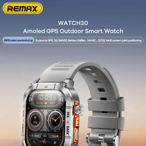 REMAX WATCH30 Outdoor <span class=keywords><strong>Pro</strong></span> AMOLED Retina Display Multi-GPS Tracking 3ATM Swim-Proof Health Monitoring 100 + Modes Montre intelligente - Product Image 3