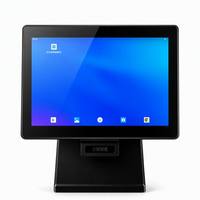 EDOO P1010 Machine de point de vente tout-en-un Android 11.0 avec écran tactile capacitif de 10,1 pouces, caisse enregistreuse intégrée, lecteur de codes-barres 1D/2D, Wi-Fi 6