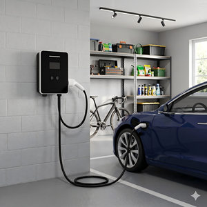 Solution de recharge intelligente SHUOLEX MUD avec équilibrage dynamique de la charge (DLB) 7kW 11kW 22kW, borne de recharge murale pour immeuble à appartements - Product Image 2