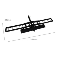 Anti-Swing Anti-Tilt Off-Road Bicycle Scooter Remorque Support Rampe Voiture Arrière Attelage Support Moto Extérieur Accessoires