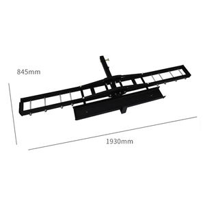 Anti-Swing Anti-Tilt Off-Road Bicycle Scooter Remorque Support <span class=keywords><strong>Rampe</strong></span> Voiture Arrière Attelage Support Moto Extérieur Accessoires - Product Image 4
