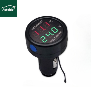 Phổ tự động Bảng điều khiển kỹ thuật số Đồng hồ màn hình LCD Hỗ trợ 12h/24h chế độ chuyển đổi nhiệt kế Vôn kế C - Product Image 1