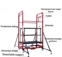 Petit palan de construction électrique pliable 500kg avec câble métallique nouvel équipement de levage en métal