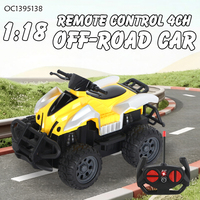 Voiture télécommandée tout-terrain pour enfants 1:18 4CH 27MHZ avec lumière