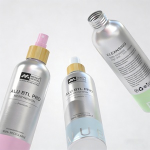Refillable Aluminum Spray <b>Bottle</b> for Facial Hydrating <b>Mist</b> Aluminum Cosmetic <b>Bottle</b> for Skincare - Product Image 5