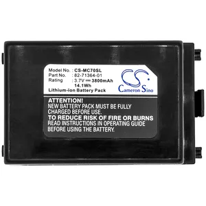 3.7V Li-ion 3800mAh Battery for Symbol FR60900, FR66, FR68, MC70, MC7004, MC7090, MC7094, MC7095, MC75, MC7506, MC7596