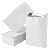Custom Printed Takeaway Greaseproof Aluminium Foil Lined BBQ Fried Chicken Hot Dog Fast Food Packaging Kraft Paper Bag